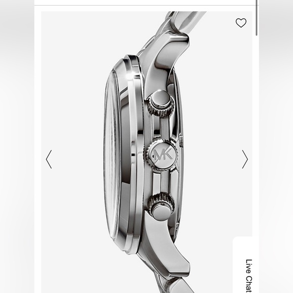 MICHAEL KORS Watch Hunger Stop Silver-Tone Stainless Steel MK8314 Watch. Unisex - Picture 5 of 10